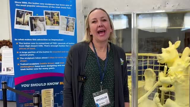 Utah State Fair opening highlights junior livestock, dairy exhibits and butter sculpture