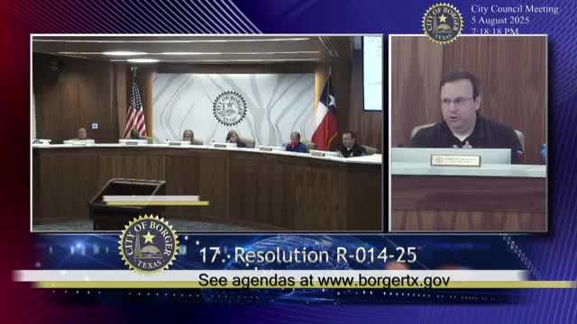 Borger council denies Texas Gas rate proposal, authorizes legal challenge