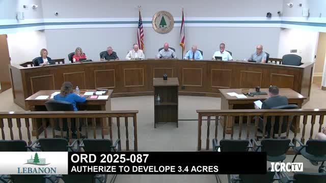 Council approves sale of 3.4 acres on Neil Armstrong Way to Real Development LLC for $172,400