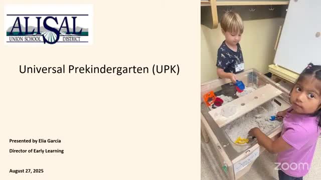 District outlines expansion of Universal Pre‑K and P‑3 work; enrollment climbs and classroom upgrades under way