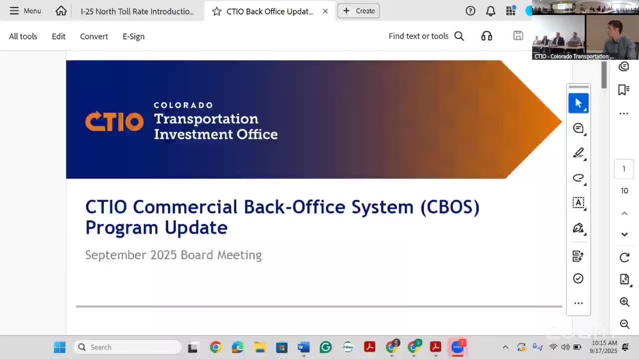 Transitioning To New Back Office Solution Impacts e 470 Services