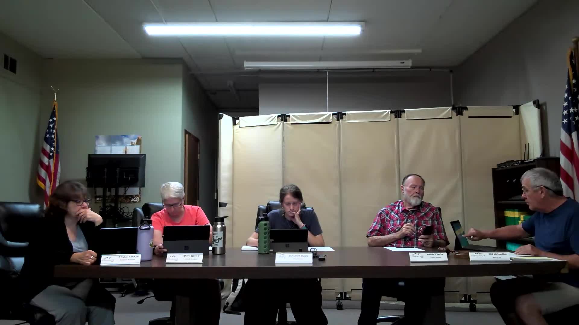 Stevensville council considers Energy Systems LLC contract for new airport fuel farm; final execution tied to FAA grant