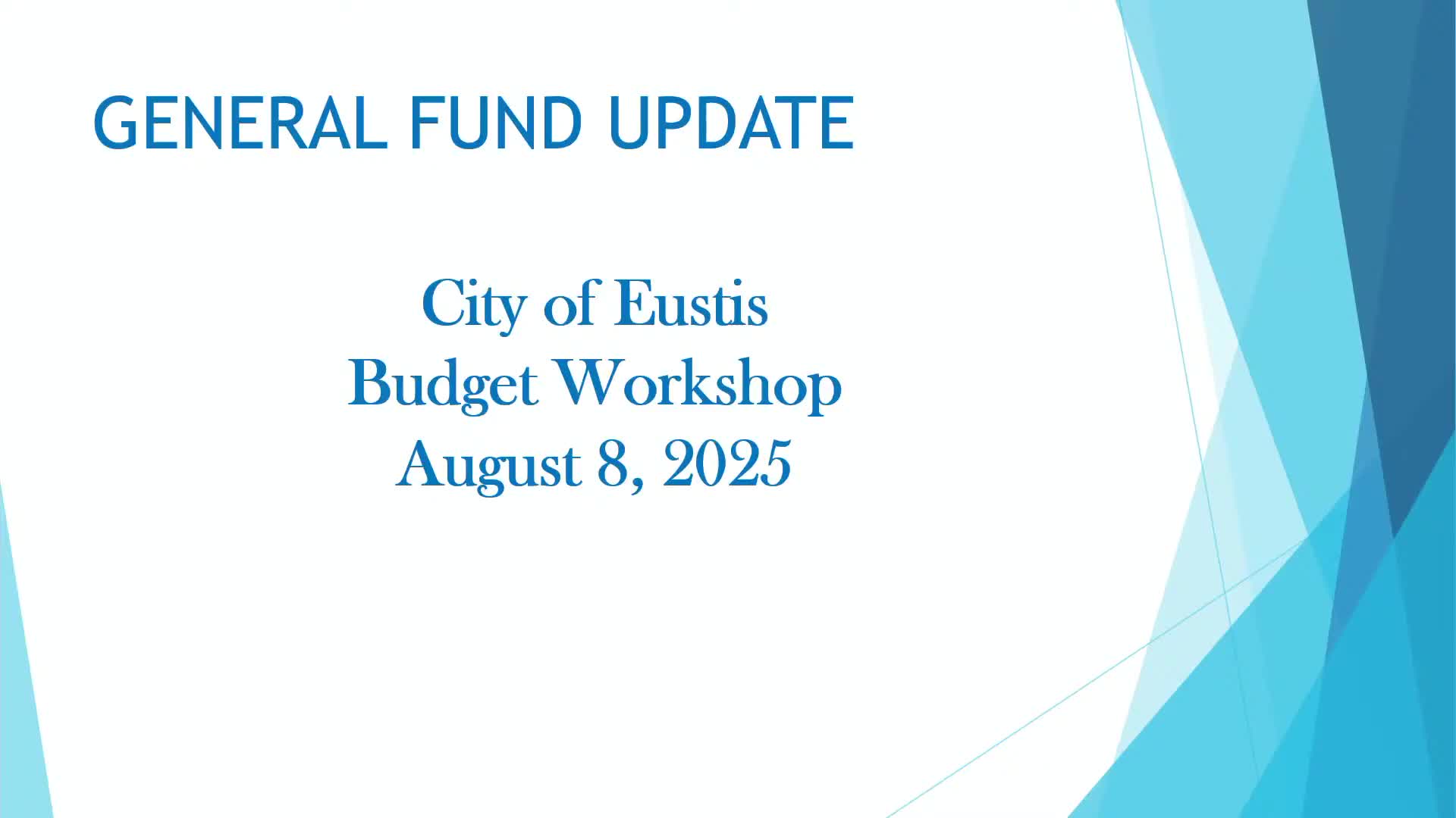 City reports near‑balanced general fund after cuts and reallocations; $11,000 surplus under current millage