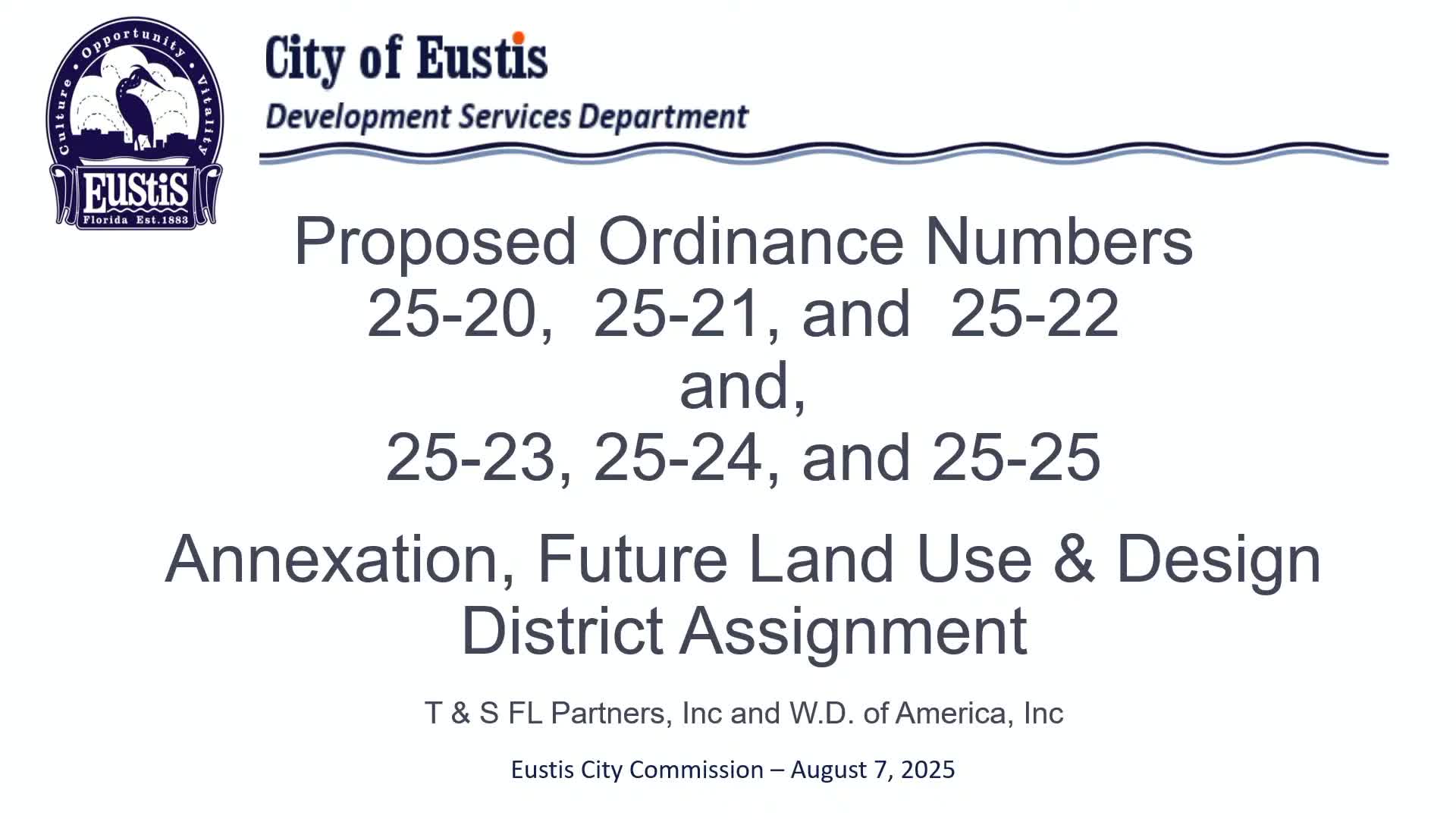 Commission approves annexations and commercial land‑use changes for parcels at CR 44/44A despite neighbors' objections