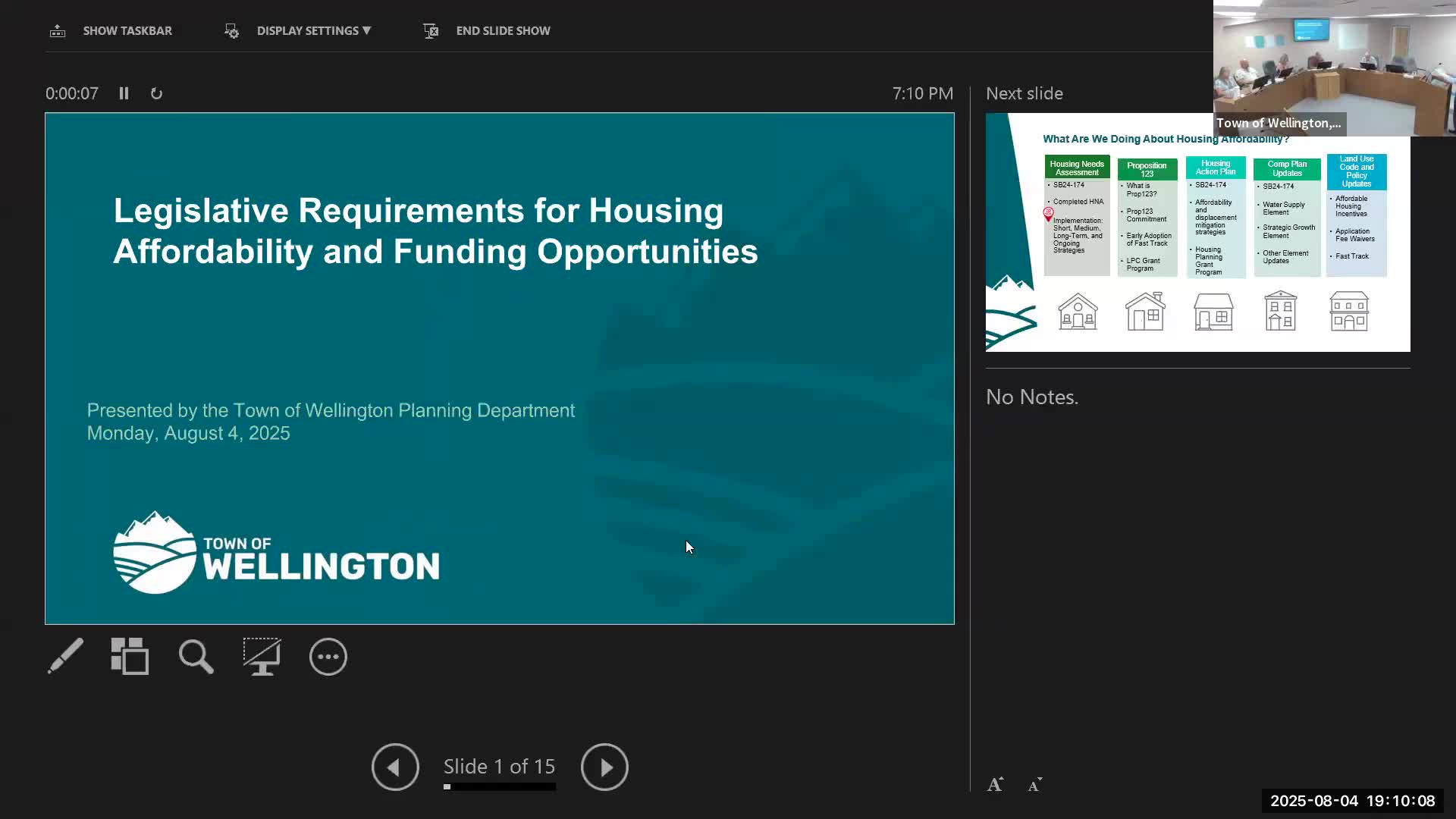Wellington staff urge opting into Prop 1‑23 and seeking housing planning grants to meet state requirements