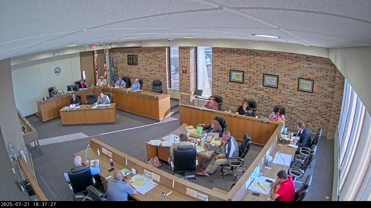 Council accepts ODOT safety project to add high‑visibility markings and flashing crosswalk devices