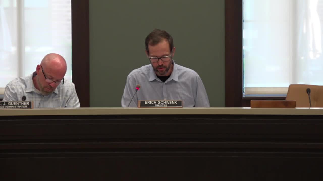 Trustees approve two class F liquor-license changes tied to local restaurants