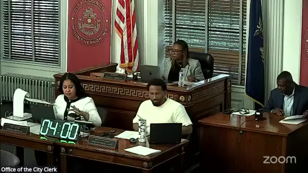 Mount Vernon holds public hearings on zoning text amendments for health clubs and land‑use approval timelines