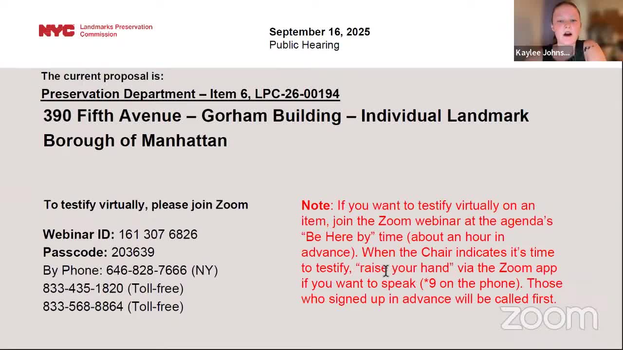 John Graham Advocates for Restoration of Gorham Building Landmark