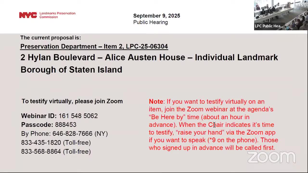 Commission orders minor refinements to Alice Austen House accessibility plan after preservation concerns