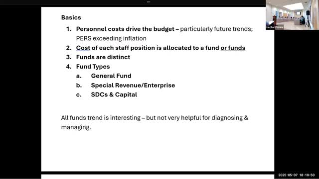 City Manager Discusses Personnel Costs and Budget Trends in Upcoming Fiscal Year