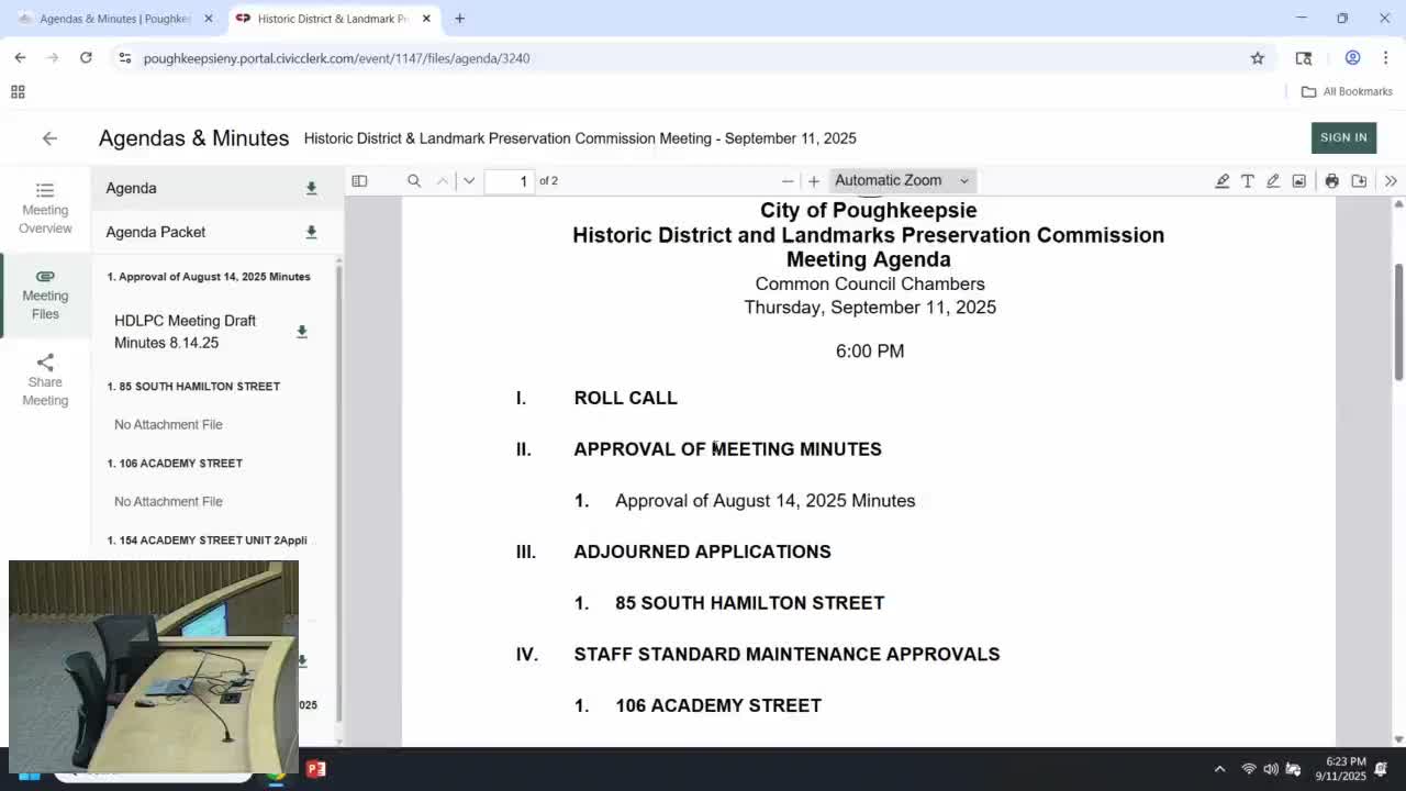 Commission to pursue zoning-code clarifications and mail historic-property guidance to owners