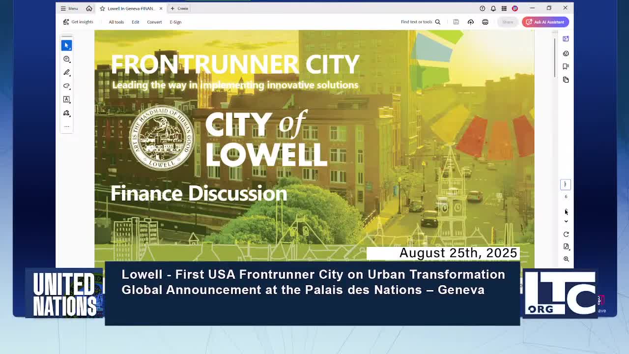 Lowell highlights affordable housing, accessibility and community programs in front‑runner plan