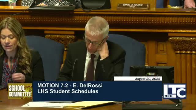 Lowell High scheduling 'significantly ahead' this year, administration says; guidance to handle changes