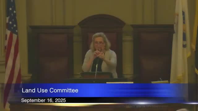 Land Use Committee Reviews Special Permits for Mark Development Projects