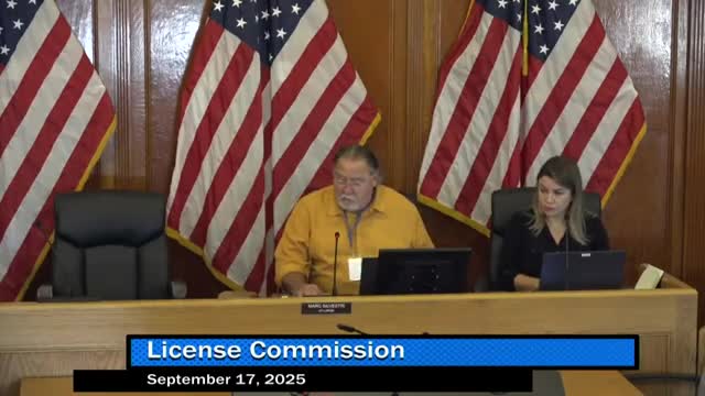 Veil License Commission Holds Regular Meeting to Approve August Minutes