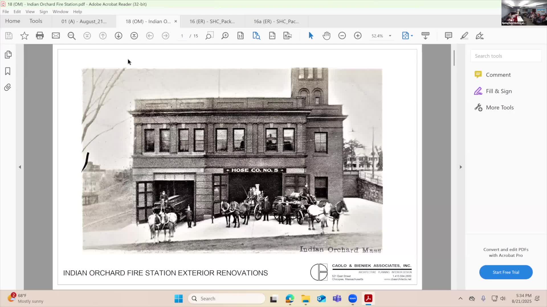 Historic commission approves adaptive-reuse plan for 1155 Main Street with replacement windows, small fifth-floor addition