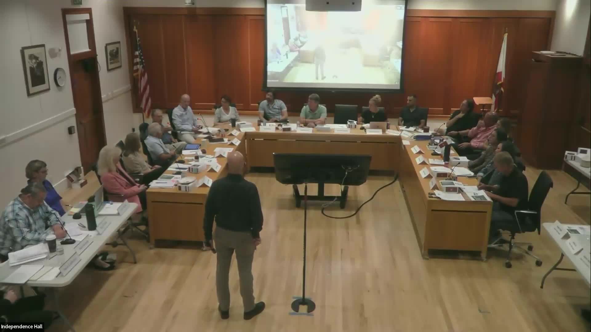 Discussion on Improved Bus Service and Speed Limit Reduction in Downtown Woodside
