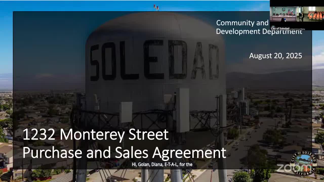 Soledad agrees to buy 1232 Monterey St. for park expansion; housing remains a possible alternate use