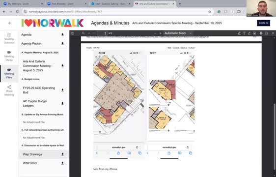 City and commission discuss 'Space 10' arts venue; staff to lead RFQ with commission input