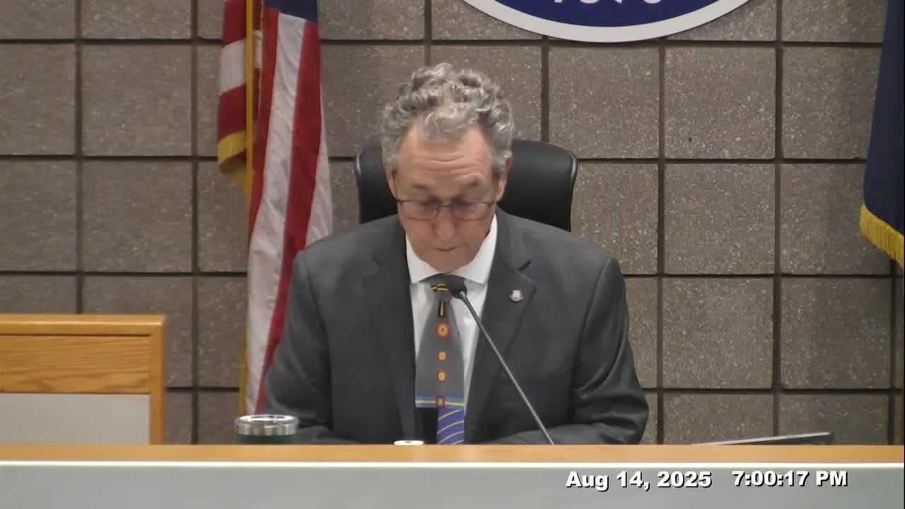Mayor Pro Tem Dana Sutherland resigns; council accepts and names Patrick O'Dell mayor pro tem; invitation extended to Michael Carnegie to fill seat