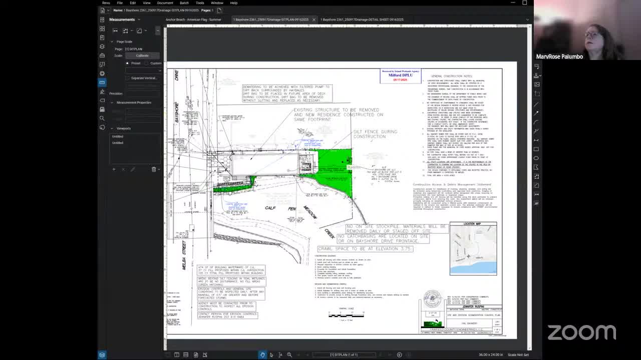 Commission Discusses Construction Sequence and Foundation Stabilization Concerns