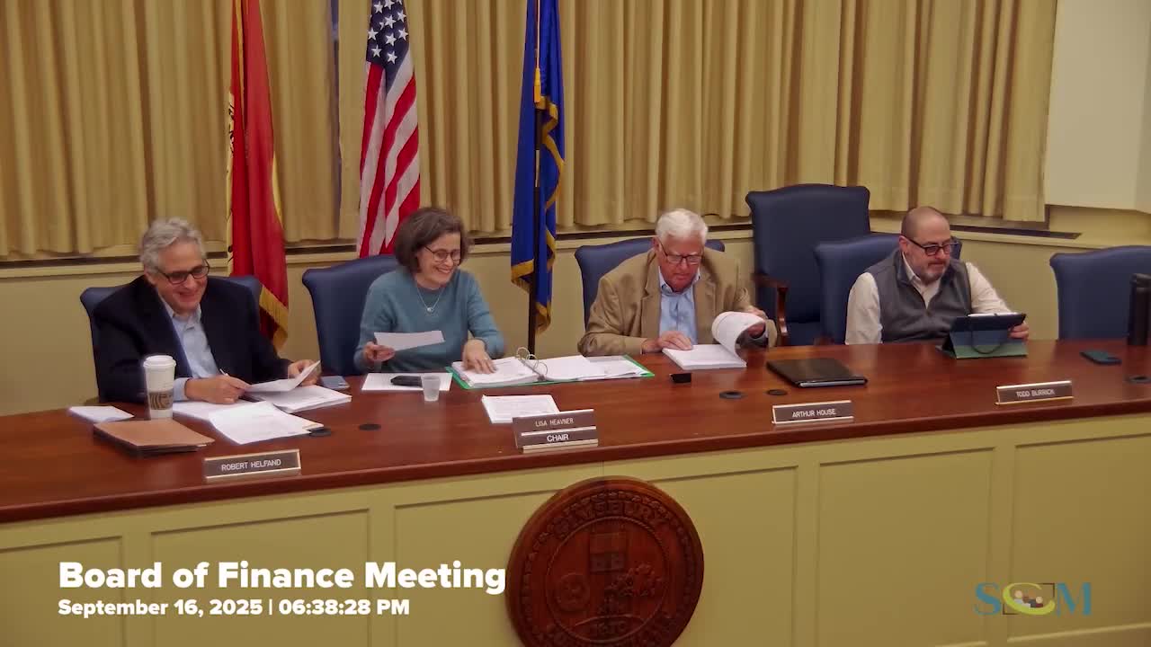 Finance Committee Reports $128M Projected Surplus and Bond Sale Details