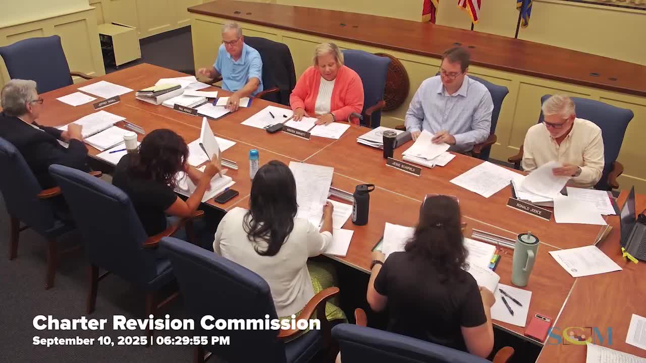 Charter commission weighs 4‑year terms, staggering for Board of Selectmen