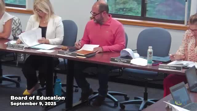 Board accepts multiple resignations and retirements; district outlines new‑teacher orientation and 26 hires