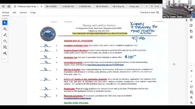 HDC approves infill and porch changes at 4 Easy Street, adds color and detailing conditions