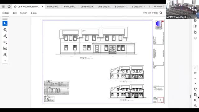Commission holds Fourwood (Fort Wood) Hollow new‑dwelling application for revisions on massing, height and retaining‑wall details