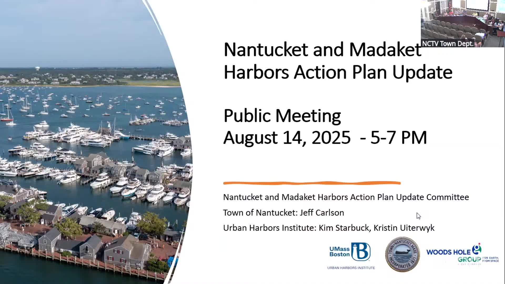 Nantucket committee advances draft harbor plan; public asks for better access, enforcement and funding