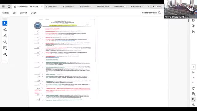 Commission holds 5 Orange Street sunroom, balks at multiple skylights and second-floor balcony