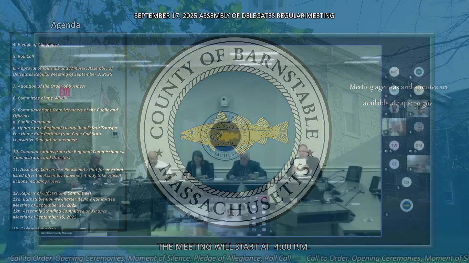 Deputy Speaker Gessen discusses luxury real estate transfer fee for Barnstable County