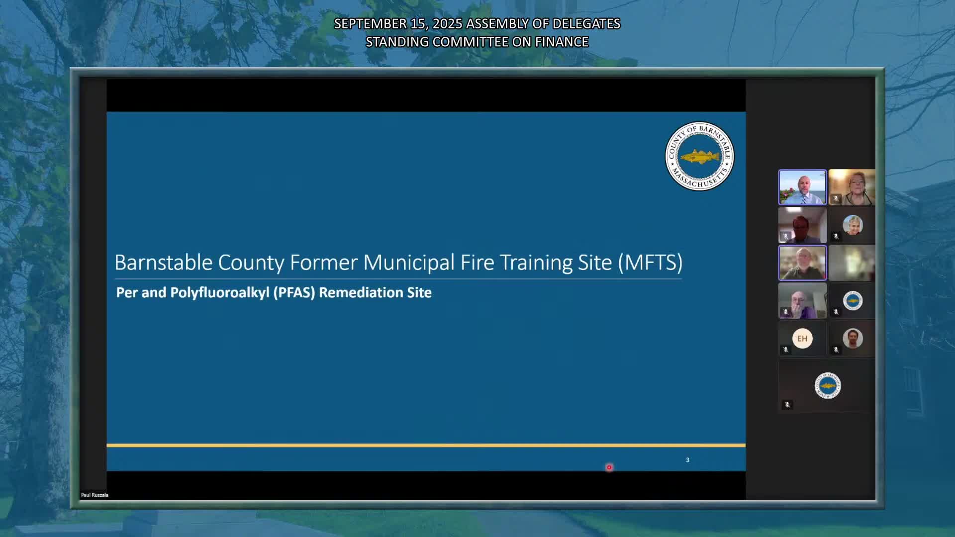 Barnstable moves forward with PFAS site remediation and courthouse restoration plans