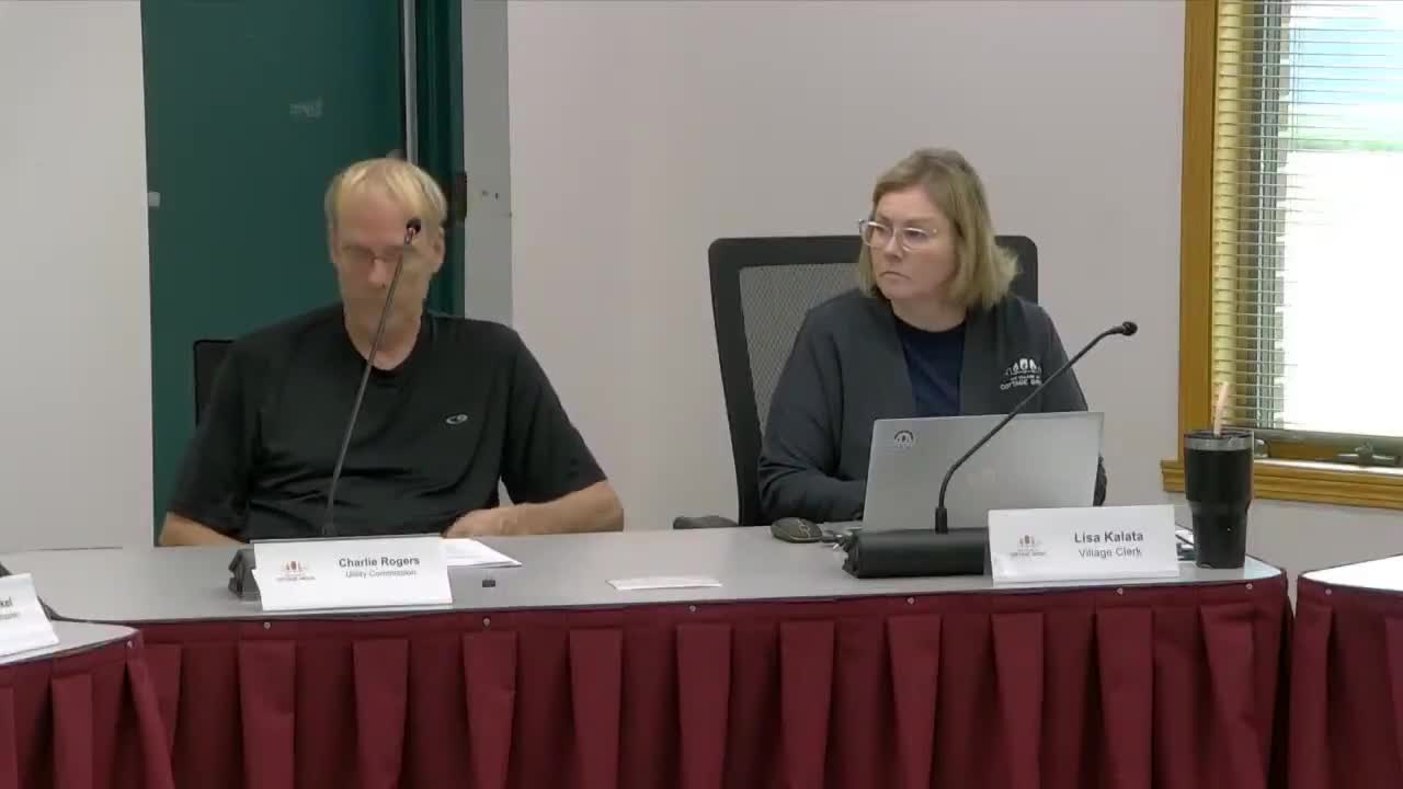 Commission approves long-range water and sewer cash-flow analysis; staff to time water rate case around asset in‑service dates