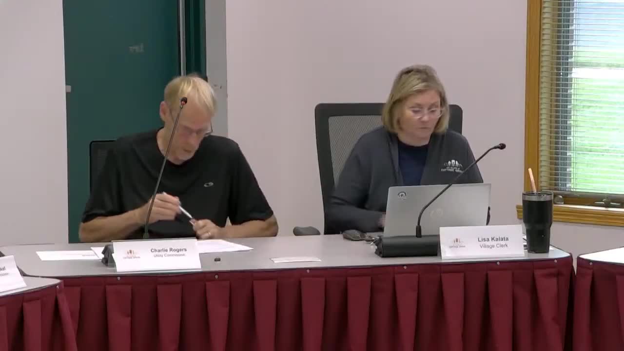 Utility staff report SCADA upgrade nearly complete; village to add cameras, key‑fob access and deep clean lift station