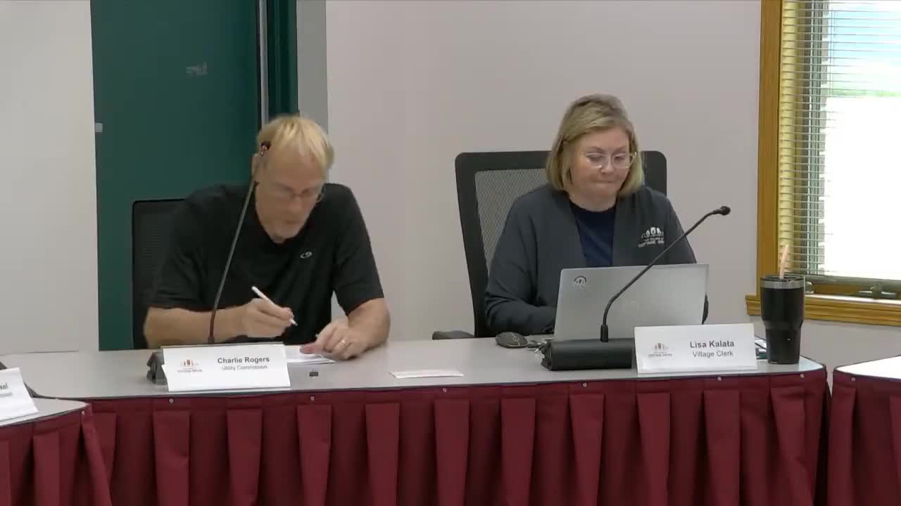 Village utility commission approves staff direction to bid farm interceptor project pending developer agreement