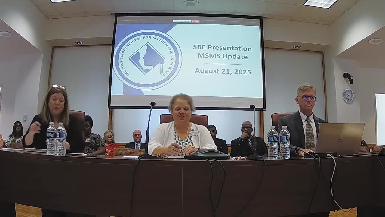 Mississippi School for Mathematics and Science asks board for capital and funding path after presentation on aging campus