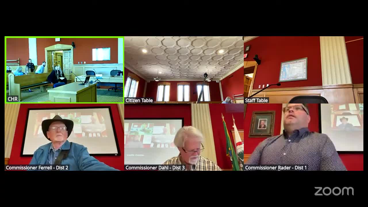 Commissioner Ruhly discusses winter sand procurement and water system improvements