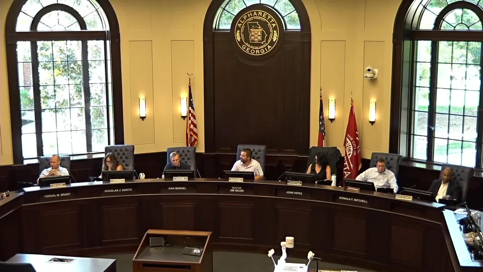 Alpharetta board approves rear-setback variance for Newport Bay Drive pool