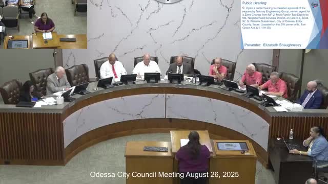 Council approves rezoning on North Tom Green Ave. to allow engineering office