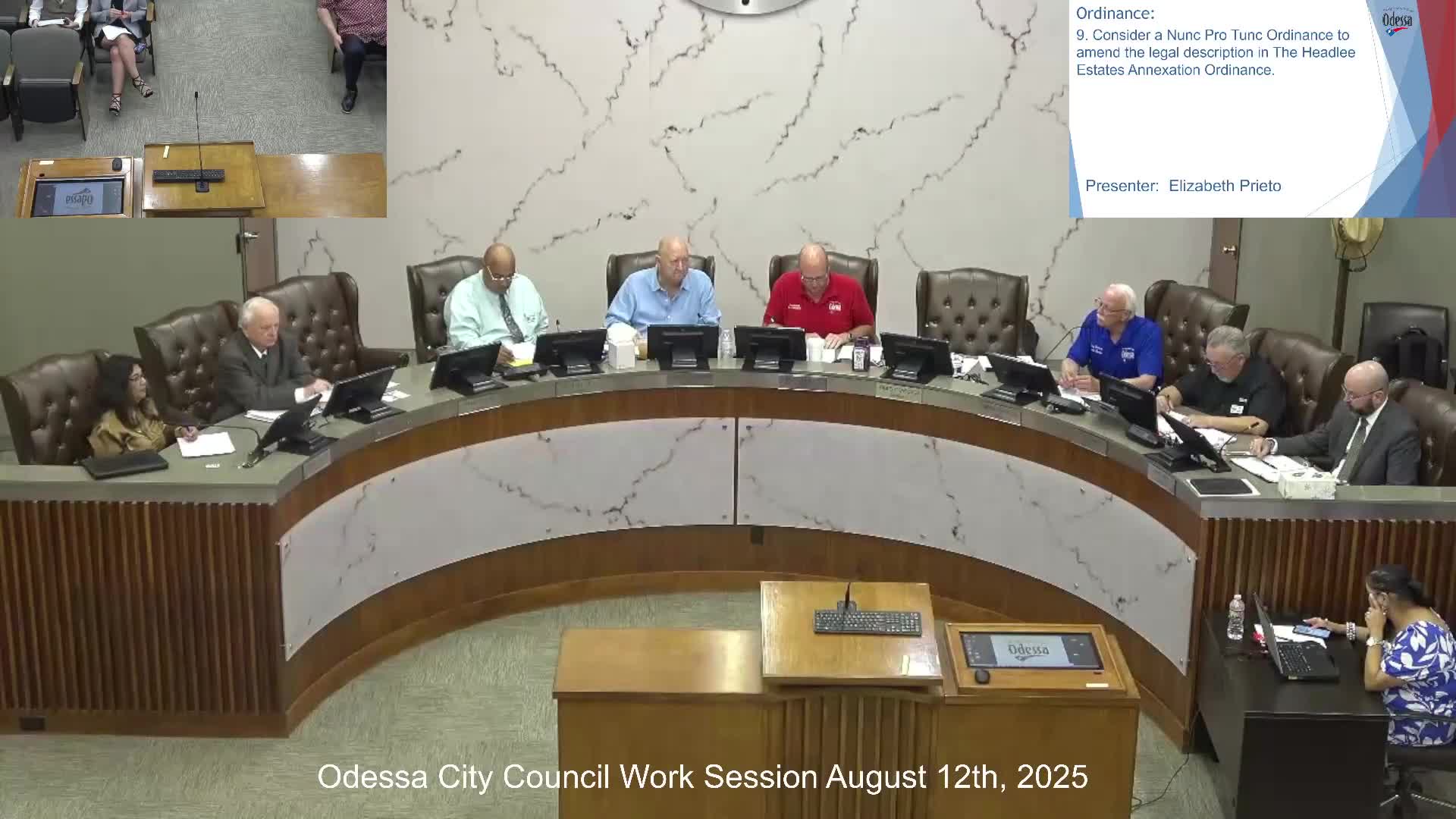 Council corrects legal description for Headley Estates annexation with non pro tunc ordinance