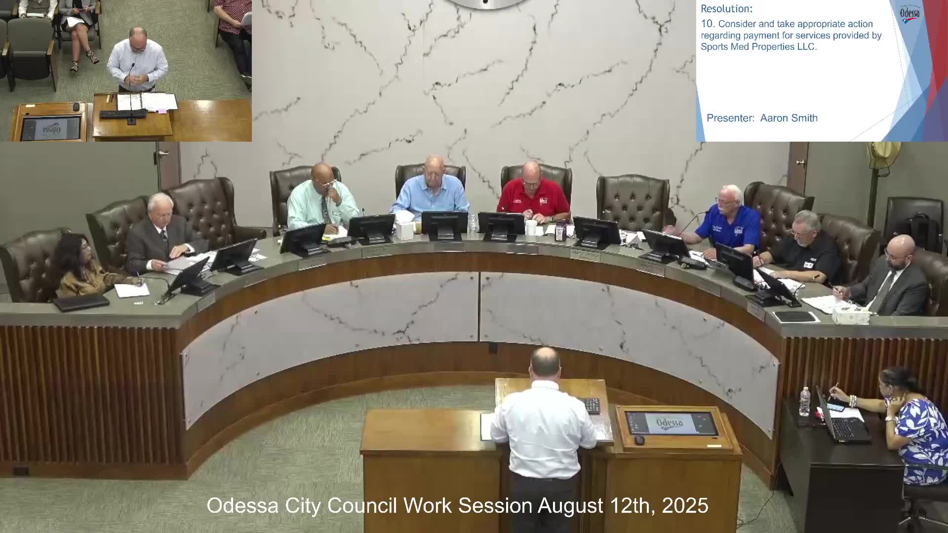 Odessa council authorizes sports complex funding and conditional payment to developer consultant