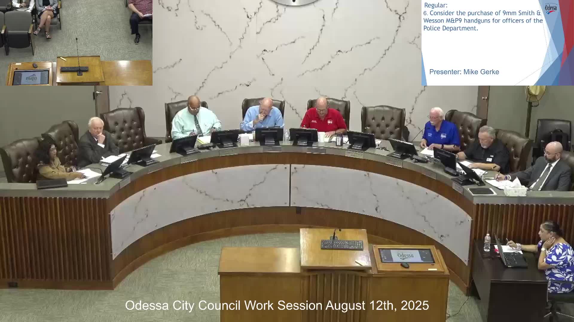 Odessa police to swap .40 caliber pistols for 9mm Smith & Wesson M&P handguns; council approves