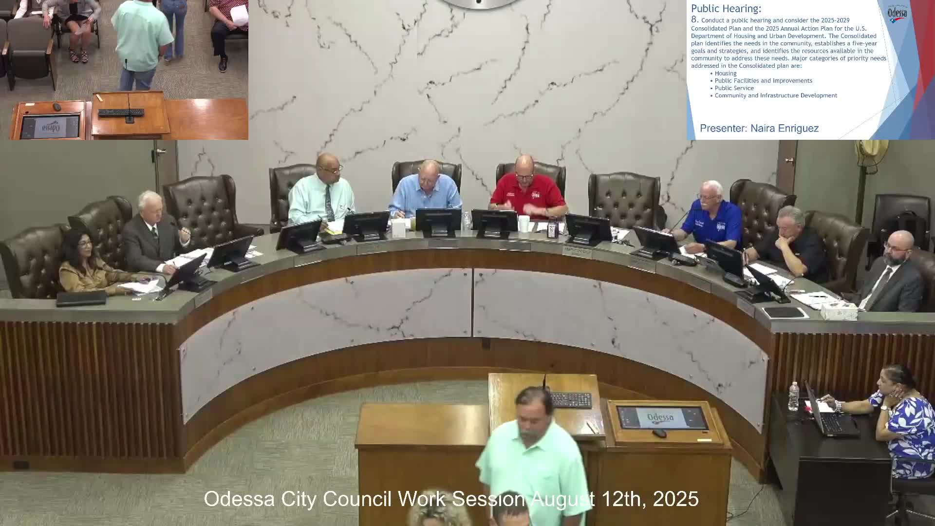 Odessa council approves 2025–29 HUD consolidated plan and 2025 annual action plan