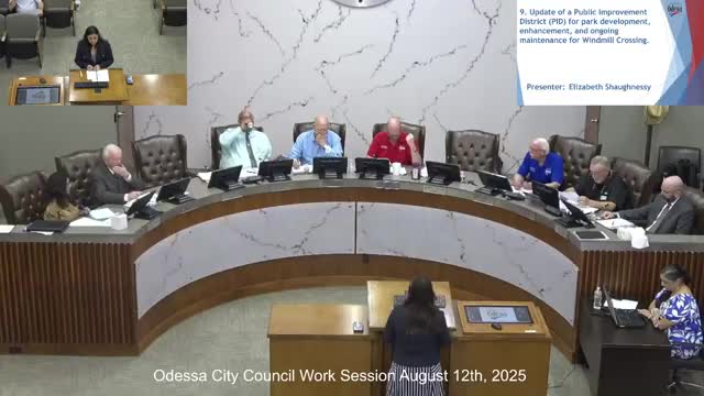 Windmill Crossing public improvement district to levy annual assessments; public meeting set for Sept. 9