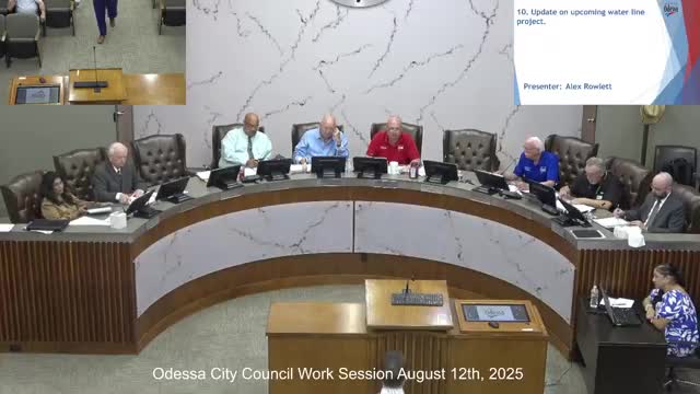 City to replace 2,100 feet of aging waterline in District 5; estimate $531,323 including contingency