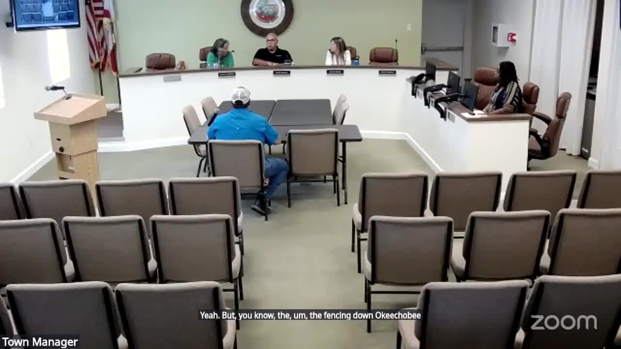 Advisory committee asks for update on grants tied to Okeechobee fence project
