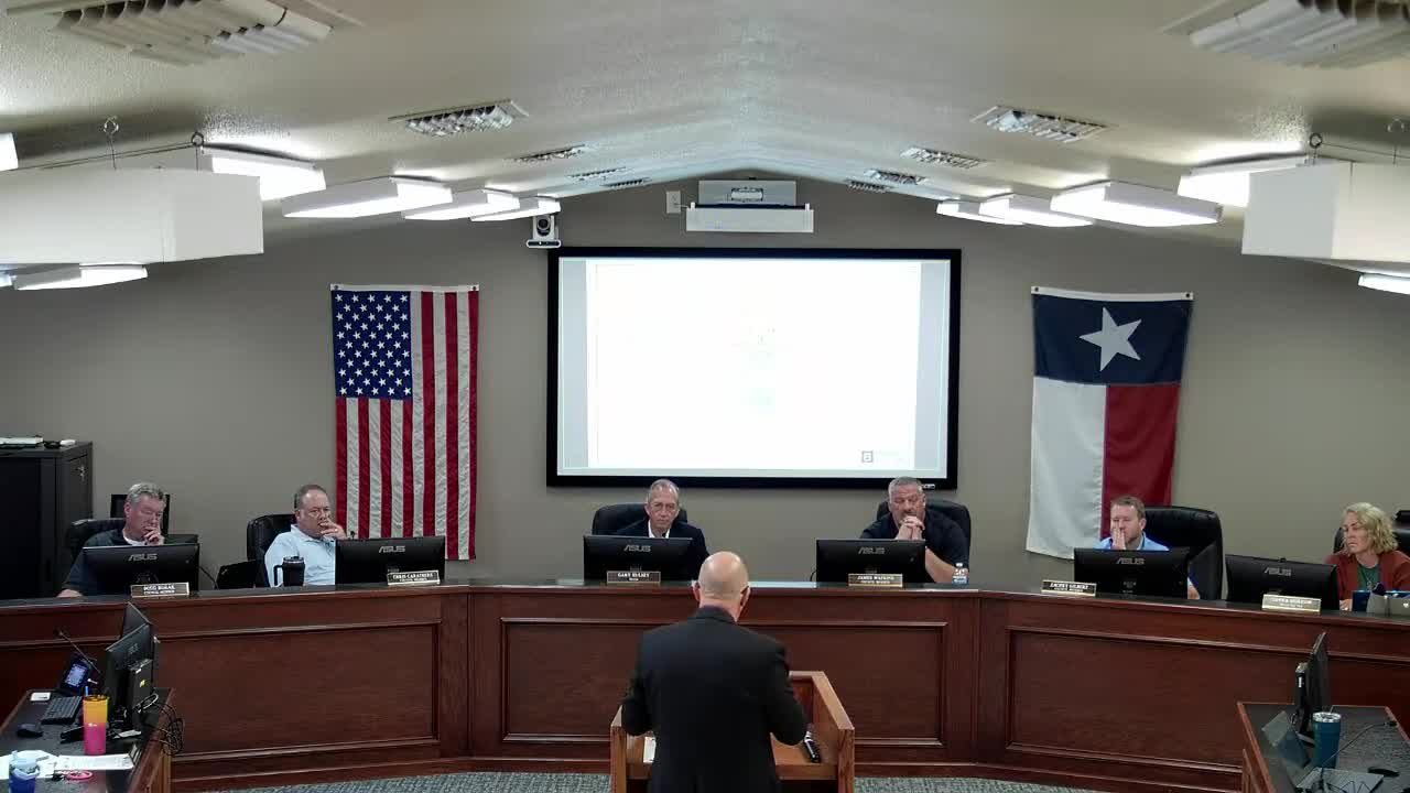 Haslet City Council Reviews Multiple Infrastructure Projects for Approval and Funding